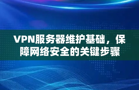 VPN服务器维护基础，保障网络安全的关键步骤