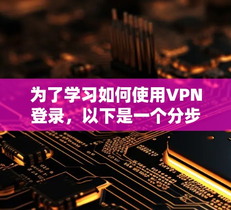 为了学习如何使用VPN登录，以下是一个分步骤的指南